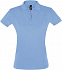 Рубашка поло женская Perfect Women 180 голубая - Фото 1
