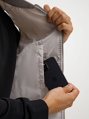 Жилет унисекс Warmbridge, светло-серый