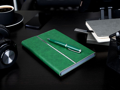 Ручка шариковая Letra Chrome, глянцевая, белая