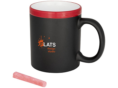 Кружка с покрытием для рисования мелом