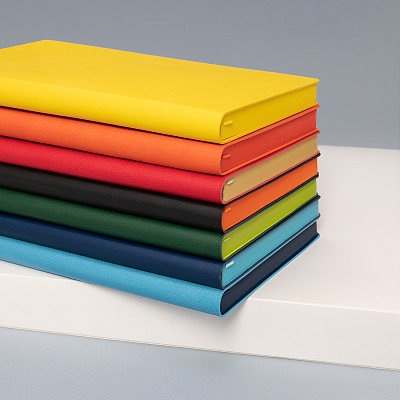 Ежедневник Латте (Latte NEW) недатированный, красный/бежевый