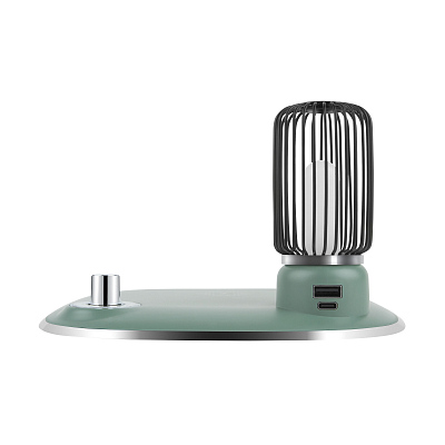 Беспроводное ЗУ с ночником Rombica NEO Tomas Quick, зеленый