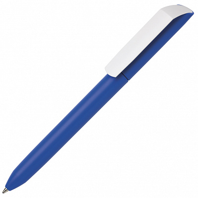 Ручка шариковая FLOW PURE с белым клипом (Лазурный)