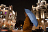 Зонт складной Manifest Color со светоотражающим куполом, синий - Фото 6