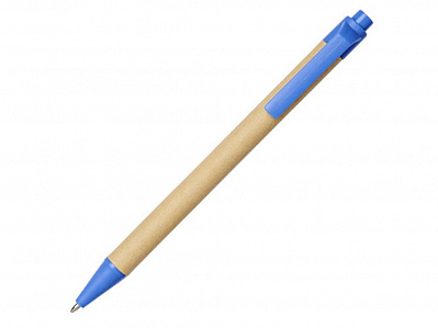 Ручка шариковая Berk (Натуральный/синий)