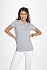 Рубашка поло женская Perfect Women 180 серый меланж - Фото 4