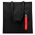 Сумка для покупок LUMISSA 325 г/м² с ремувкой, чёрный/красный - Фото 2