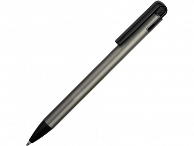 Ручка металлическая шариковая Loop (Серый/черный)