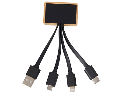 Кабель 3-в-1 с подсветкой лого Reedia S6