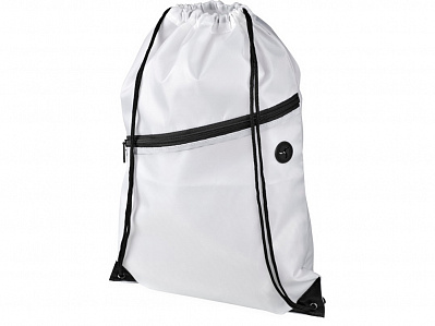 Рюкзак Oriole с карманом на молнии (Белый)