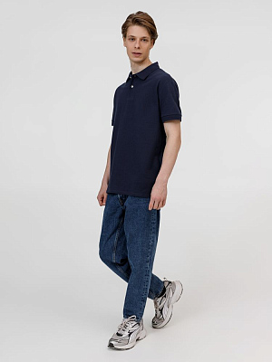 Рубашка поло унисекс Pacific, кобальт (темно-синяя)