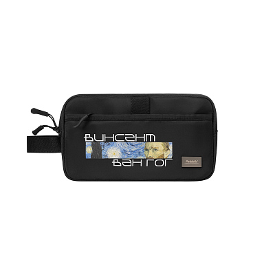 Дорожная косметичка Бостон (Boston), черная