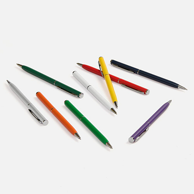 Ручка шариковая Hotel Chrome, ver.2, матовая желтая