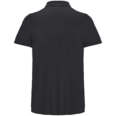 Рубашка поло унисекс Pitcher, черная