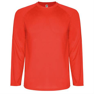 Спортивная футболка MONTECARLO L/S мужская, КРАСНЫЙ M (Красный)
