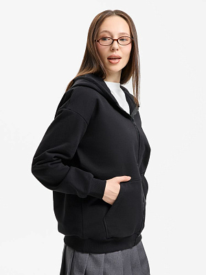 Толстовка унисекс оверсайз Sartoro, черная