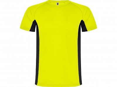 Спортивная футболка Shanghai детская (Неоновый желтый/черный)