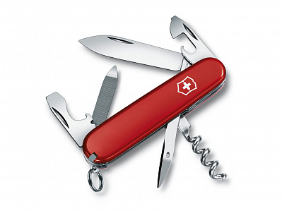 Нож перочинный Sportsman, 84 мм, 13 функций (Красный)