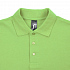 Рубашка поло мужская Spring 210, зеленое яблоко - Фото 3