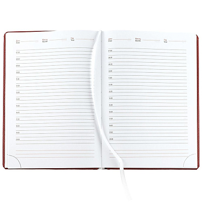 Ежедневник Sagrin, недатированный, красный