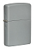 Зажигалка ZIPPO Classic с покрытием Flat Grey, латунь/сталь, серая, глянцевая, 38x13x57 мм - Фото 1