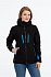Куртка софтшелл женская Patrol, черная с синим - Фото 6