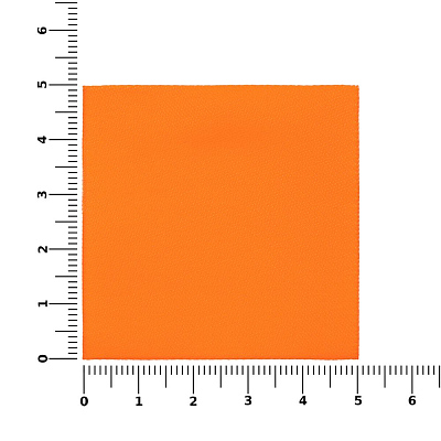 Лейбл тканевый Epsilon, L, оранжевый неон