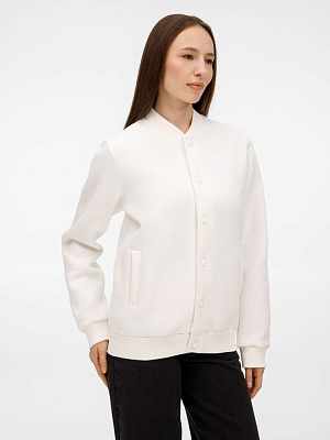 Бомбер унисекс AtmosWear, молочно-белый (Белый)