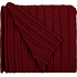 Плед Tressa, темно-красный - Фото 3