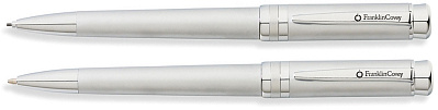 Набор FranklinCovey Freemont: шариковая ручка и карандаш 0.9мм. Цвет - хромовый матовый. (Серебристый)