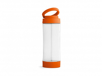 Стеклянная спортивная бутылка  QUINTANA, 390 мл (Оранжевый)