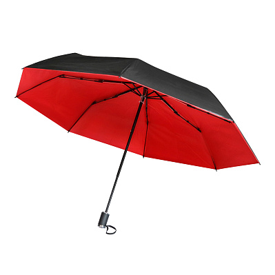 Зонт  Glamour, черно-красный (Красный)