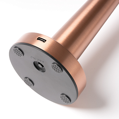 Настольная лампа c встроенной батареей REIKI, розовое золото