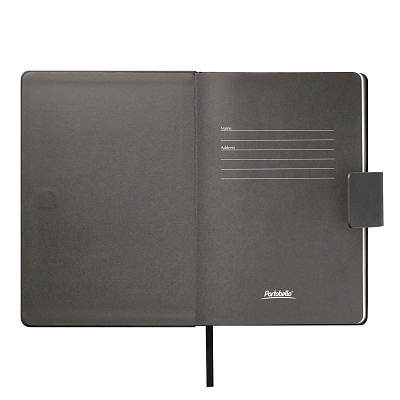 Ежедневник Риц (Ritz) недатированный, черный, твердая обложка