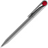 Ручка шариковая Prodir DS1 TMM Dot, серая с красным - Фото 2