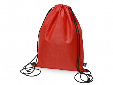 Рюкзак-мешок Reviver из нетканого переработанного материала RPET (Красный)