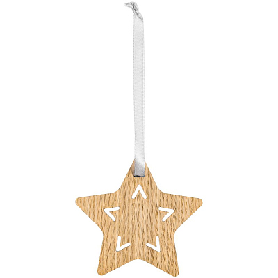 Деревянная подвеска Christmate, звезда