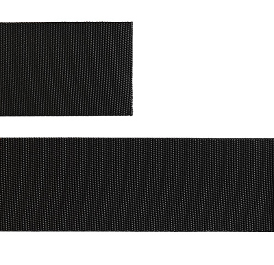 Стропа текстильная Fune 35 XXXL, черная, 260 см