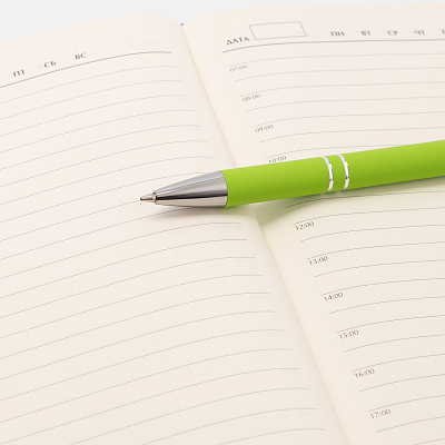 Шариковая ручка Alpha, салатовая