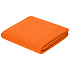 Флисовый плед Warm&Peace, оранжевый - Фото 1