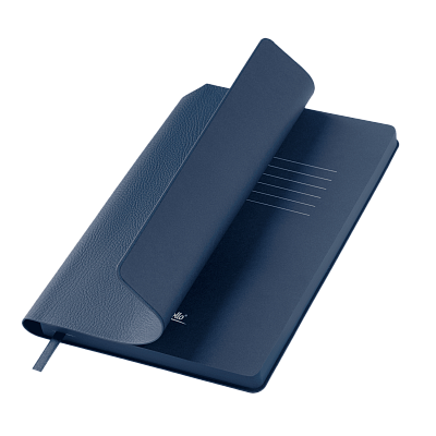 Ежедневник Молто (Molto) недатированный, синий (без упаковки, без стикера) (Синий, бежевый)