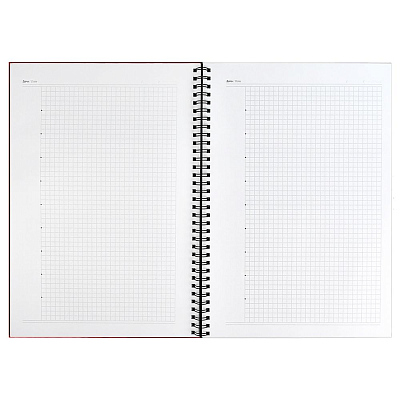 Ежедневник Notera Maxi, недатированный, красный