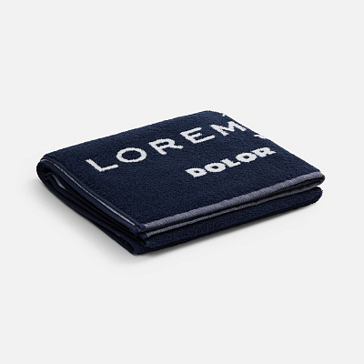 Полотенце на заказ Surpass с пестротканым логотипом большое