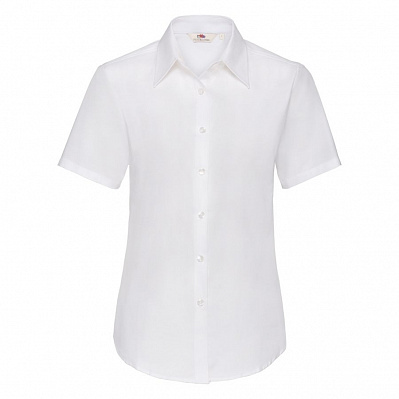 Рубашка женская SHORT SLEEVE OXFORD SHIRT LADY-FIT 130 (Белый)