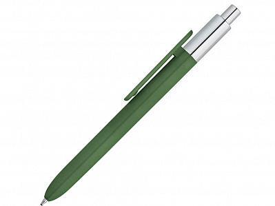 Ручка пластиковая шариковая KIWU CHROME (Зеленый)
