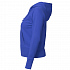 Толстовка женская Hooded Full Zip ярко-синяя - Фото 2