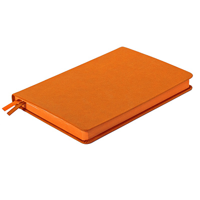 Ежедневник недатированный Softie, формат А5, в клетку (Оранжевый)