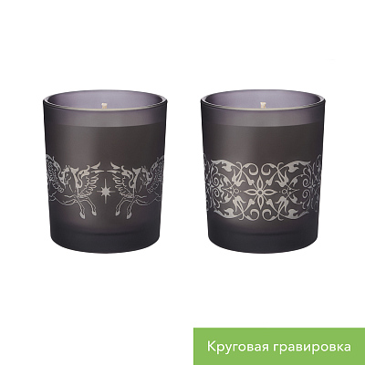 Ароматическая свеча Enigma, серая