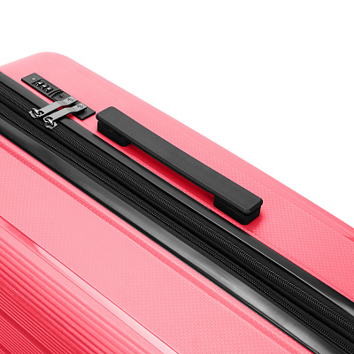 Чемодан TORBER В Отпуск, ярко-розовый, полипропилен, 65,5 х 43,5 х 26 см, 62 л