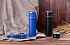 Набор подарочный "Алтай": термос, 3 кружки, покрытие пудра, синий - Фото 5